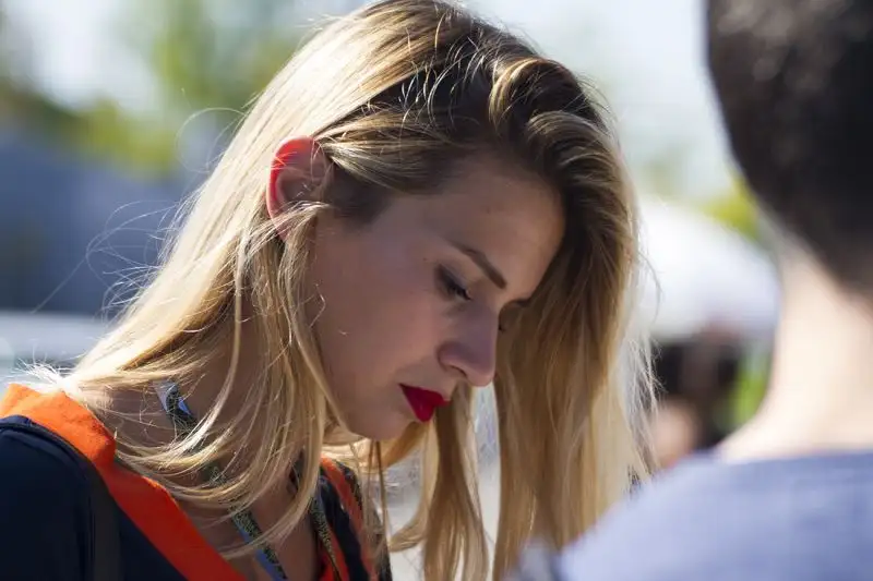 Le più belle foto della modella, a Misano per il Gran premio (foto Cristian Lovati).