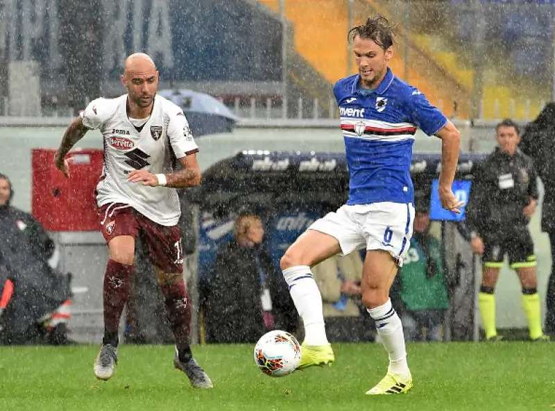 La Sampdoria affonda il Torino per 1-0: è Gabbiadini a segnare la rete della vittoria al 56'.