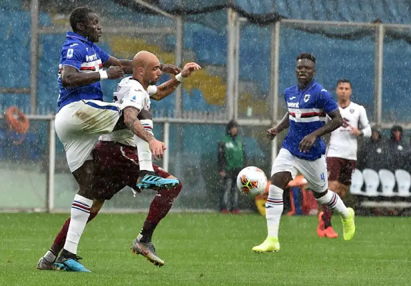 La Sampdoria affonda il Torino per 1-0: è Gabbiadini a segnare la rete della vittoria al 56'.