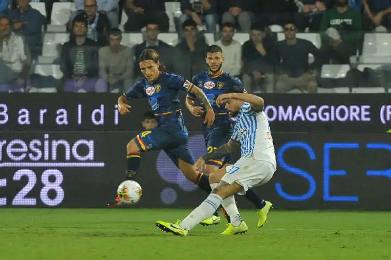 Tris del Lecce alla Spal a Ferrara: gli estensi sono in crisi.