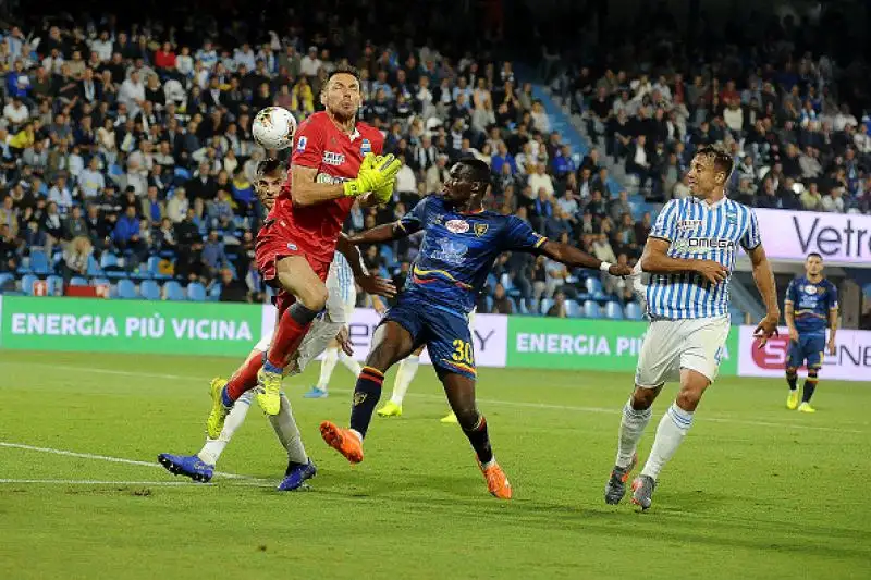 Tris del Lecce alla Spal a Ferrara: gli estensi sono in crisi.