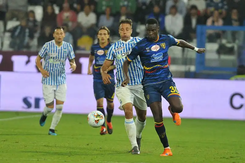 Tris del Lecce alla Spal a Ferrara: gli estensi sono in crisi.