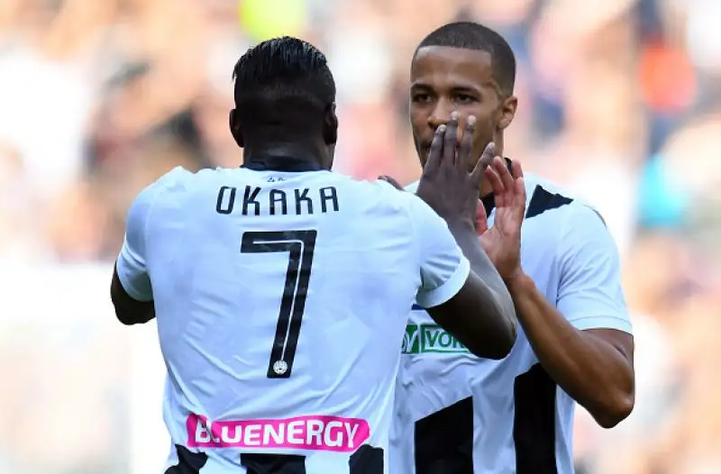 Per i friulani in gol Stefano Okaka nella prima frazione di gioco.
