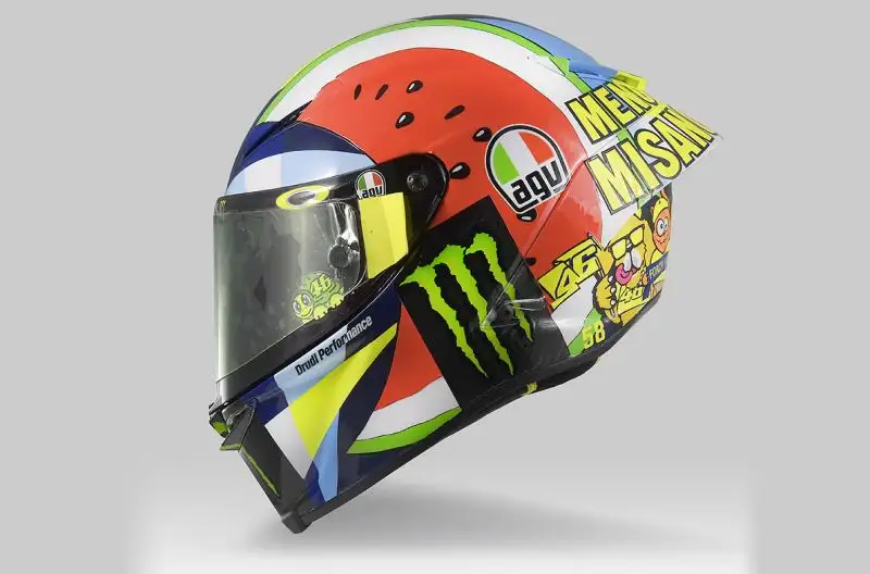 Il 'Menù di Misano' è un tema divertente e spensierato, riflesso della personalità del 'Dottore'.