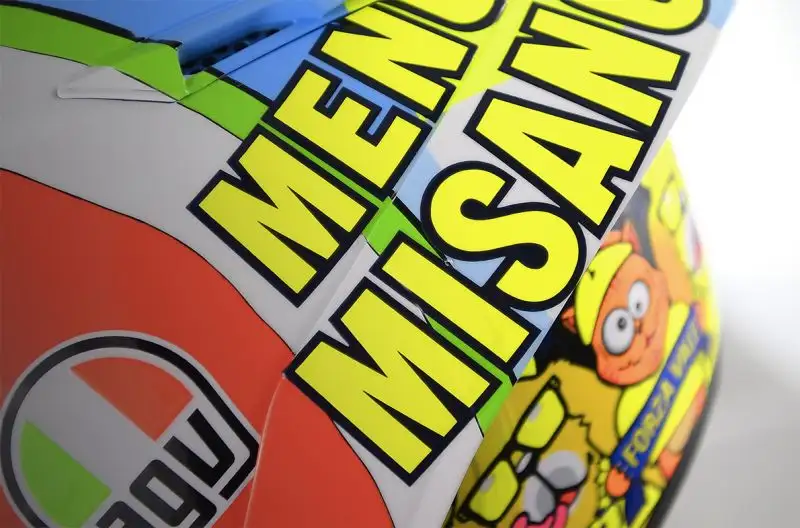Il 'Menù di Misano' è un tema divertente e spensierato, riflesso della personalità del 'Dottore'.