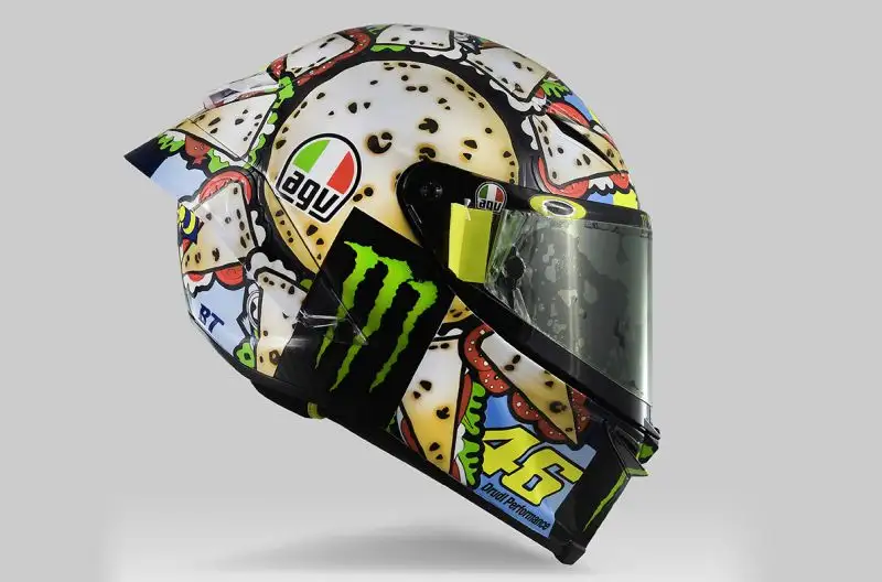 Il 'Menù di Misano' è un tema divertente e spensierato, riflesso della personalità del 'Dottore'.