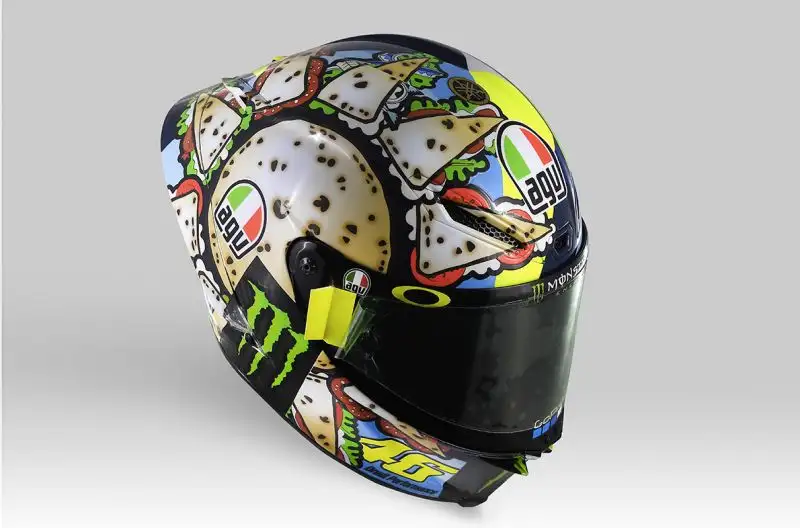 Il 'Menù di Misano' è un tema divertente e spensierato, riflesso della personalità del 'Dottore'.