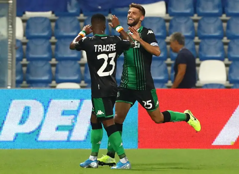 Tre gol di Berardi e uno di Traorè per la formazione di De Zerbi, del solito Quagliarella la rete degli ospiti.