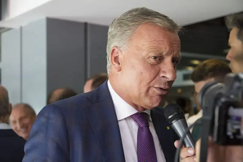 Nelle foto di Cristian Lovati le immagini della conferenza stampa di presentazione del Gp d'Italia durante la quale è stato sancito il passaggio di gestione dell'Autodromo da Sias ad Aci.