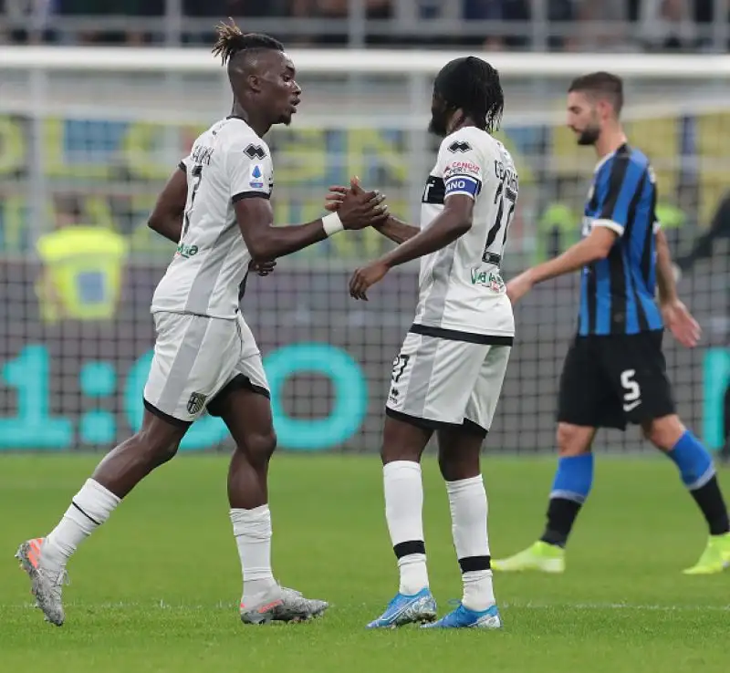Per i nerazzurri in gol Candreva e Lukaku, Karamoh e Gervinho per gli ospiti.