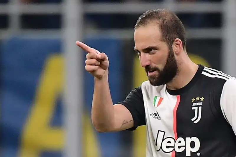 Juve subito in vantaggio con Dybala, pareggio di Lautaro su rigore, concesso per fallo di mano di DeLigt, e infine gol vittoria dell'implacabile Higuain.