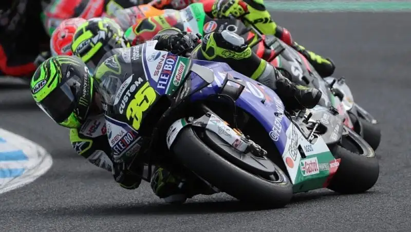 Alle spalle dello spagnolo Crutchlow e l'australiano Jack Miller. Quarto Bagnaia, sesto Iannone e ottavo Valentino Rossi alle spalle di Dovizioso.