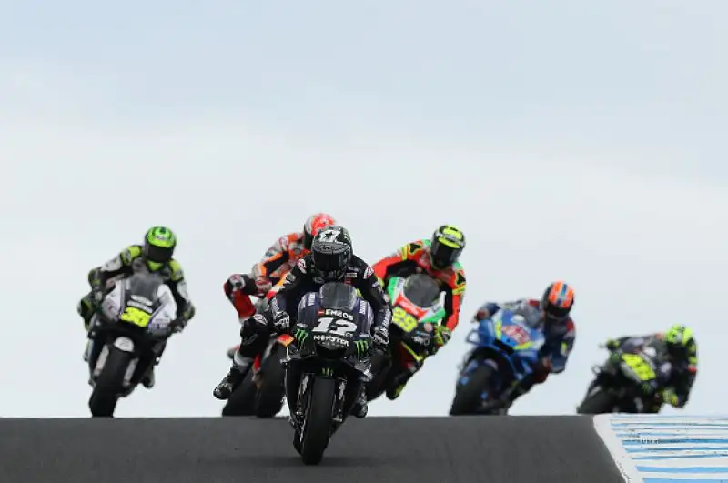 Alle spalle dello spagnolo Crutchlow e l'australiano Jack Miller. Quarto Bagnaia, sesto Iannone e ottavo Valentino Rossi alle spalle di Dovizioso.