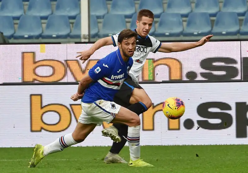 La squadra di Gasperini ora è quinta a 22 punti, la Samp è terzultima a 9.