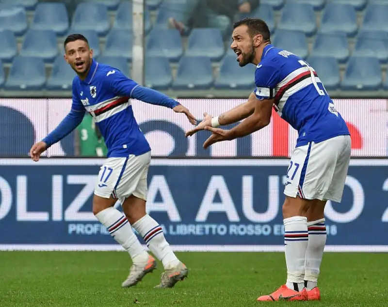 La squadra di Gasperini ora è quinta a 22 punti, la Samp è terzultima a 9.