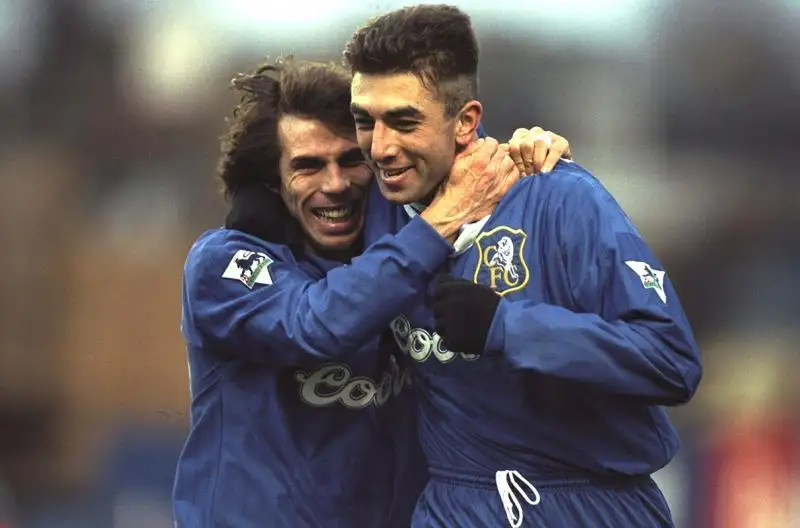 Roberto Di Matteo
Nato in Svizzera, lasciata la Lazio è andato al Chelsea. Con cui ha disegnato grandi geometrie
