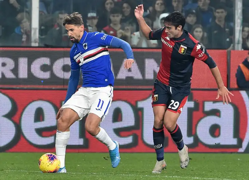 Il derby della Lanterna è stato deciso da un gol di Gabbiadini nei minuti finali.
