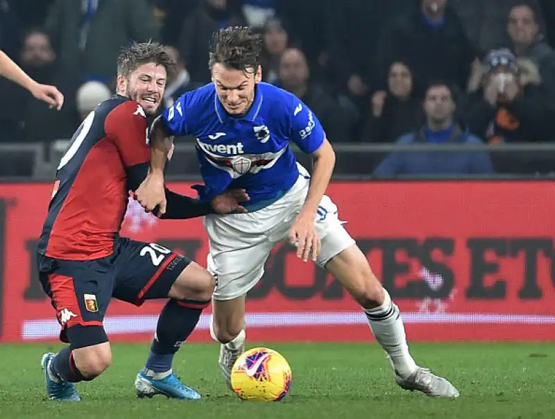 Il derby della Lanterna è stato deciso da un gol di Gabbiadini nei minuti finali.
