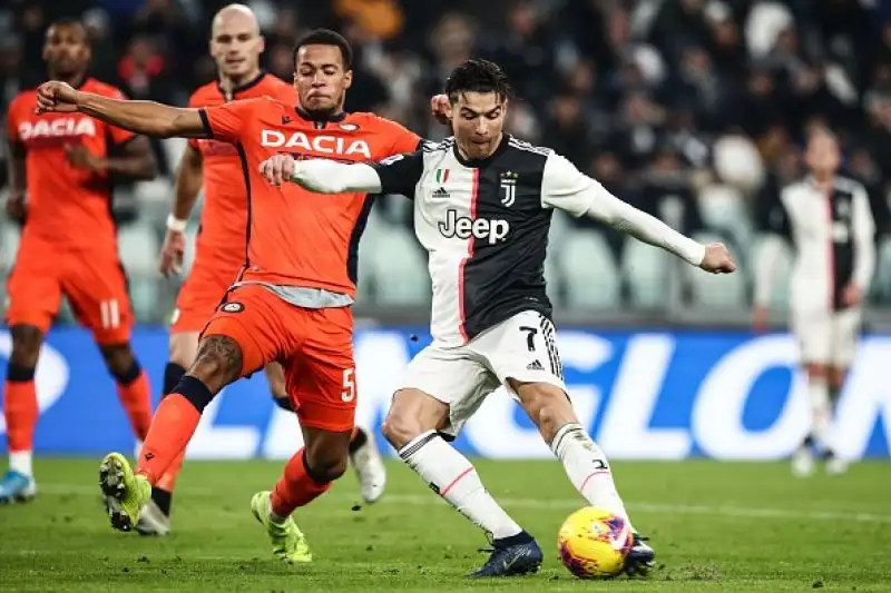 Doppietta di Cristiano Ronaldo, gol di Bonucci: tris della Juventus all'Udinese, a cui non basta la rete di Pussetto.