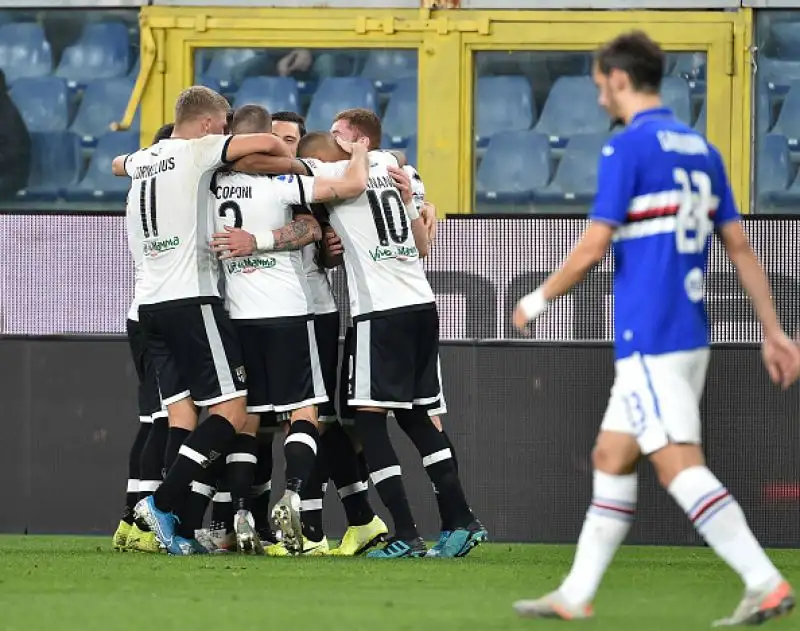 Il Parma riapre la crisi della Sampdoria. Un gol di Kucka ferma la squadra di Ranieri che resta in una zona poco rassicurante di classifica.
