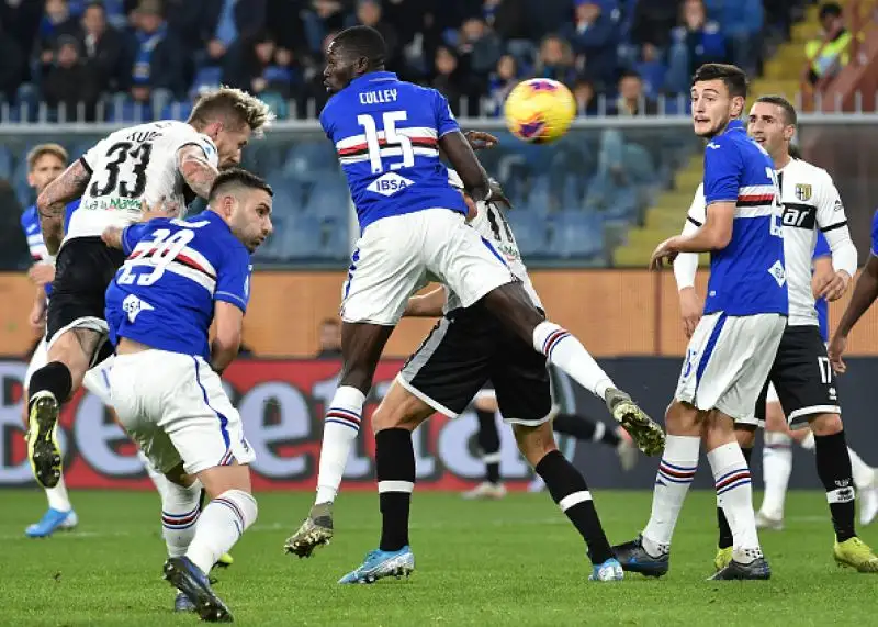 Il Parma riapre la crisi della Sampdoria. Un gol di Kucka ferma la squadra di Ranieri che resta in una zona poco rassicurante di classifica.