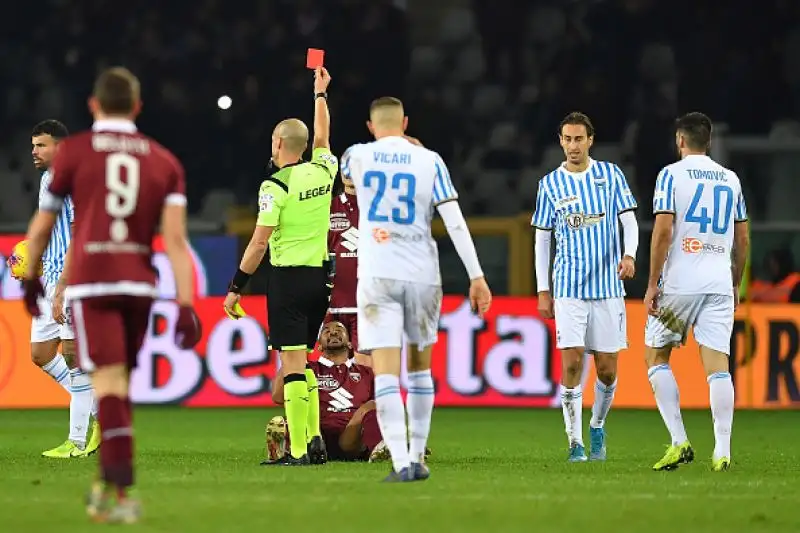 Dopo il vantaggio granata di Rincon la Spal ha operato il sorpasso con le reti di Strefrezza e Petagna.