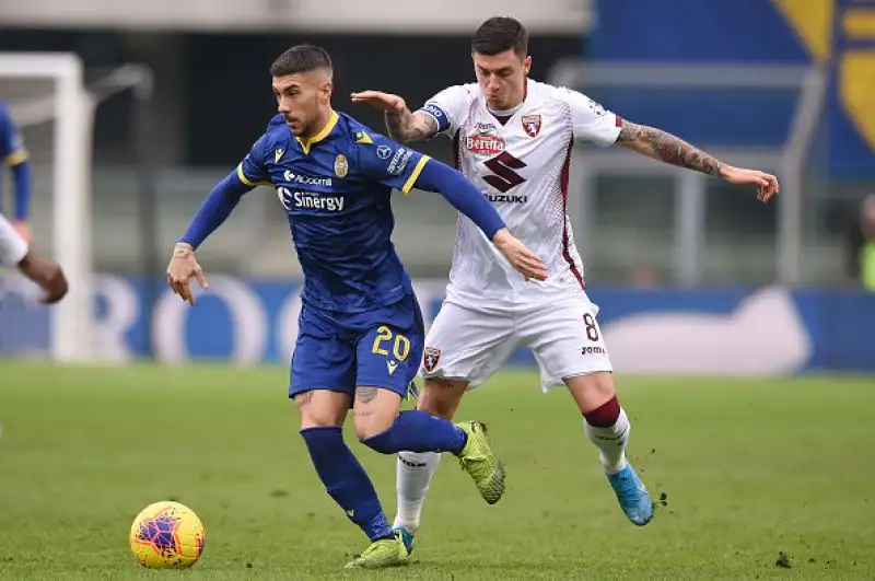 Toro avanti di tre gol con la doppietta di Ansaldi e il gol di Berenguer. Pazzini su rigore, Stepinski e Verre per gli scaligeri.