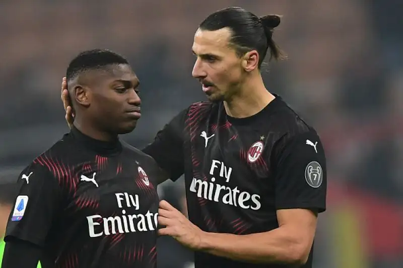 Le foto dell'attaccante svedese, al secondo esordio in maglia rossonera, contro la Sampdoria a San Siro.