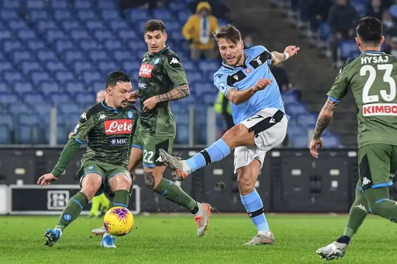 Alla Lazio basta Immobile: il Napoli finisce ko. Una rete dell'attaccate biancoceleste piega i partenopei
