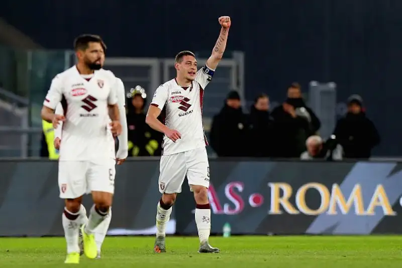 Doppietta di Belotti a Roma con un bolide sotto la traversa nel primo tempo e un rigore trasformato nei minuti finali.