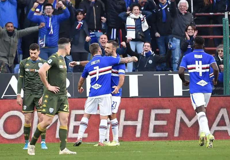 Samp a valanga sul Brescia. Quagliarella torna al gol a Marassi dopo otto mesi