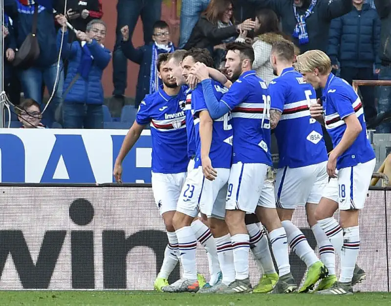 Samp a valanga sul Brescia. Quagliarella torna al gol a Marassi dopo otto mesi