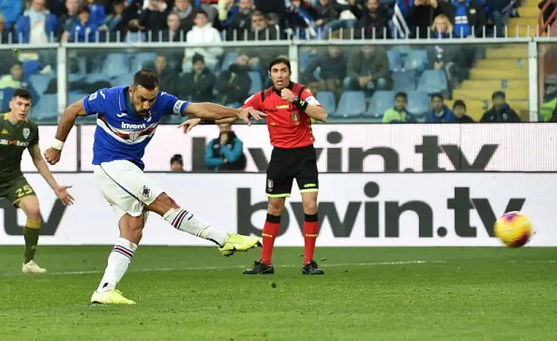 Samp a valanga sul Brescia. Quagliarella torna al gol a Marassi dopo otto mesi