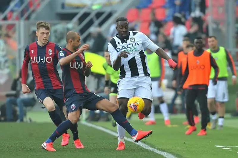 E' terminato in parità, 1-1, il primo anticipo del sabato della venticinquesima giornata di serie A tra Bologna e Udinese. 