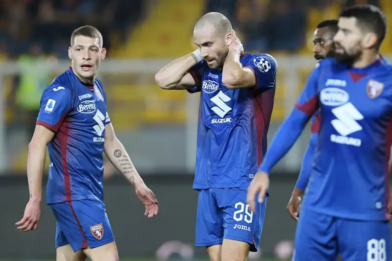 Per i salentini sono andati in rete Deiola, Barak, Falco e  Lapadula su rigore.
