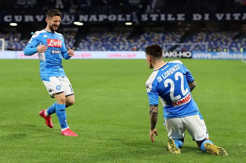 Napoli in gol con Manolas e Di Lorenzo, di Edera il gol per i granata.
