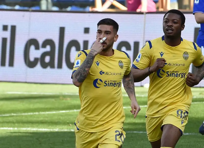 La Sampdoria batte in casa il Verona per 2-1grazie a una rimonta firmata Quagliarella