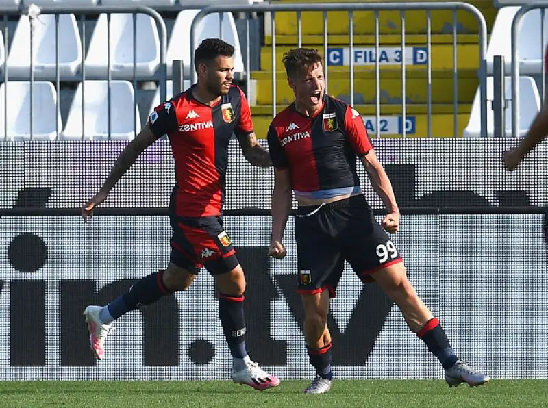 I padroni di casa sono andati al doppio vantaggio con le reti di Donnarumma e Semprini ma per i liguri prima ha accorciato Iago Falque e poi ha pareggiato Pinamonti su rigore.