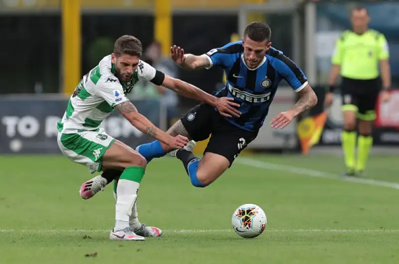 Per i nerazzurri sono andati in gol Lukaku su rigore, Biraghi e Borja Valero. Caputo, Berardi su rigore e Magnani a segno per gli ospiti.