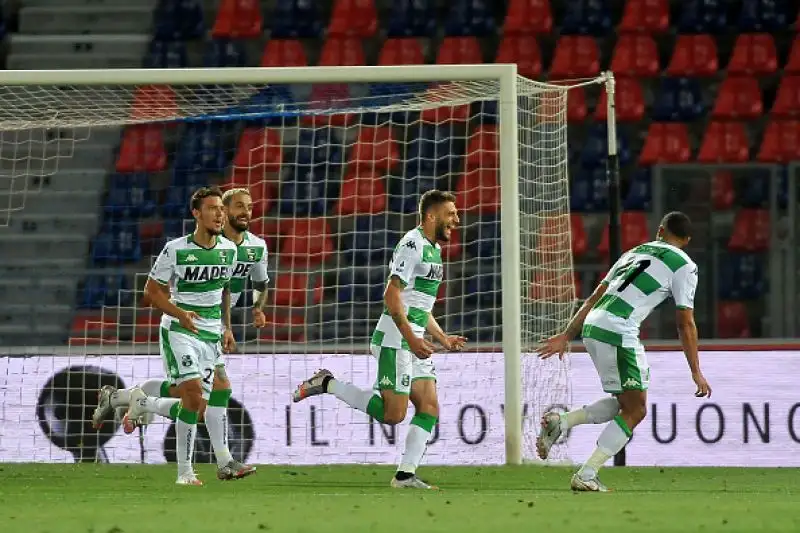 Per la squadra di De Zerbi in gol Berardi e Harsalin, per i padroni di casa rete di Musa Barrow.