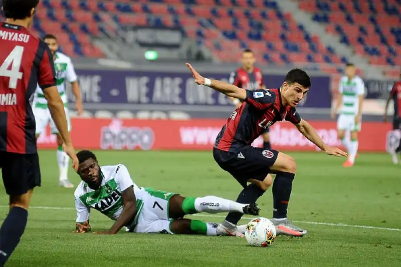 Per la squadra di De Zerbi in gol Berardi e Harsalin, per i padroni di casa rete di Musa Barrow.