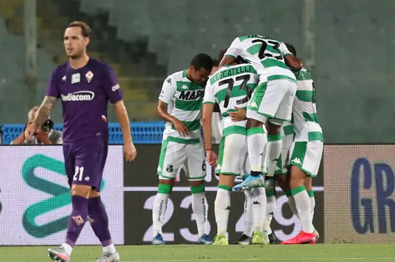 Doppietta di Defrel e gol di Muldur per la squadra di De Zerbi. Patrik Cutrone l'autore della rete viola.