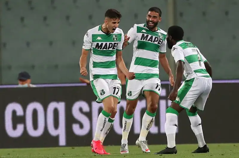 Doppietta di Defrel e gol di Muldur per la squadra di De Zerbi. Patrik Cutrone l'autore della rete viola.