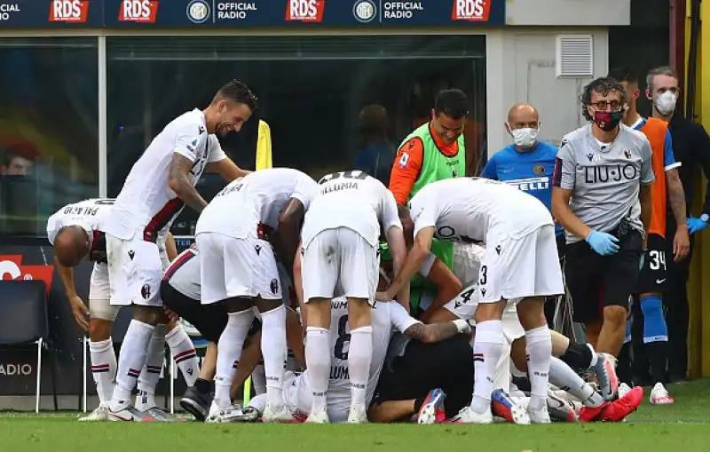 Il Bologna ha superato per 2-1 in rimonta l'Inter in una partita valida per la trentesima giornata disputata a San Siro.