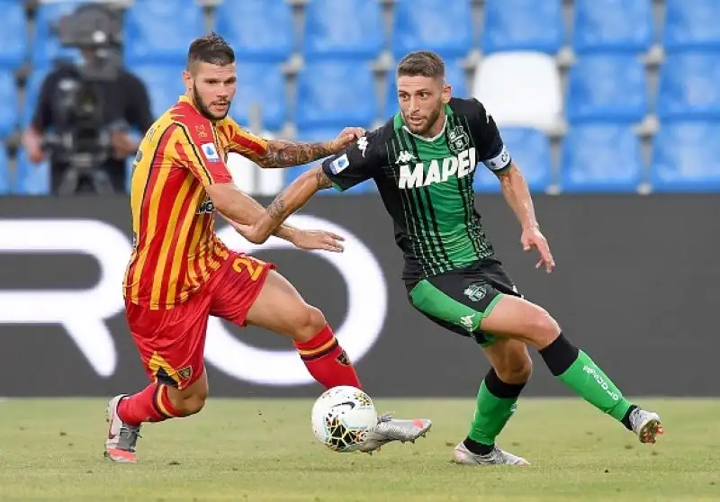 Per la squadra di De Zerbi sono andati a rete Caputo, Berardi su rigore, Muldur e Boga, per i pugliesi reti di Lucioni e Mancosu.