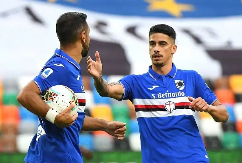 I padroni di casa erano andati in vantaggio con Lasagna ma hanno subito la rimonta doriana con le reti di Quagliarella, Bonazzoli e Gabbiadini.