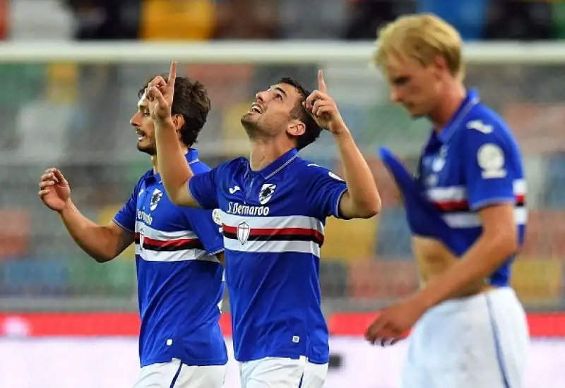 I padroni di casa erano andati in vantaggio con Lasagna ma hanno subito la rimonta doriana con le reti di Quagliarella, Bonazzoli e Gabbiadini.