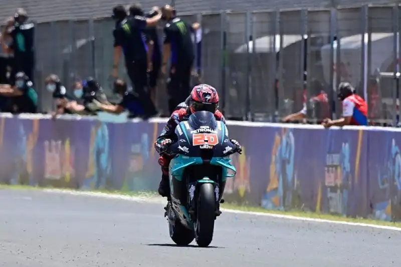 Il centauro francese ha vinto il primo Gran Premio della sua carriera.