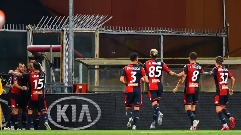 Per i grifoni in gol due volte Antonio Sanabria e Cristian Romero. Nel finale espulsi Cassata e Amrabat.