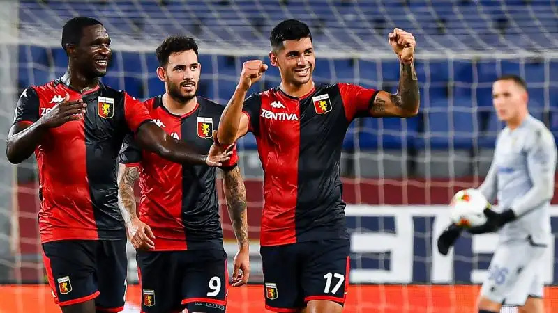 Per i grifoni in gol due volte Antonio Sanabria e Cristian Romero. Nel finale espulsi Cassata e Amrabat.